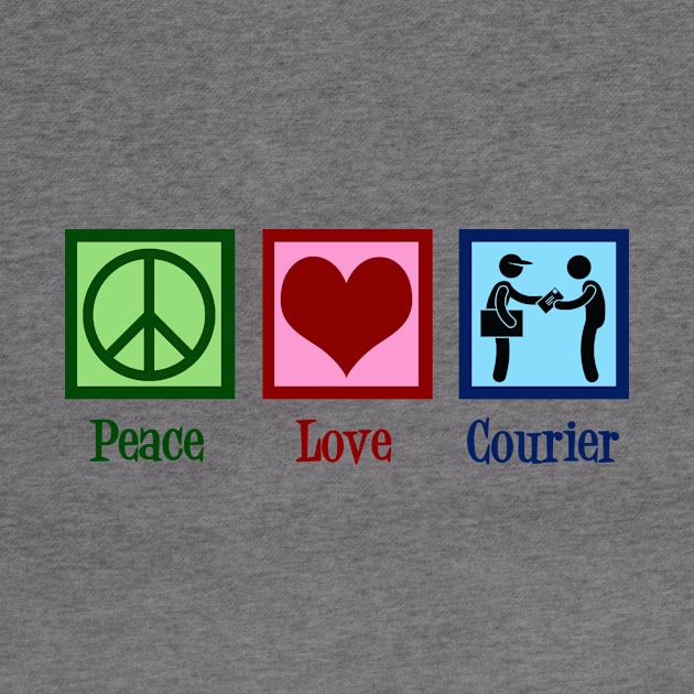 Peace Love Courier by epiclovedesigns